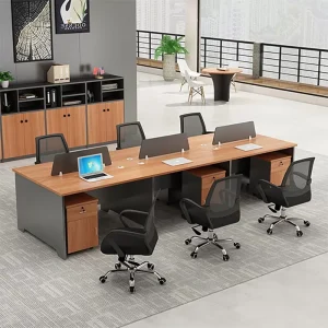 Cụm bàn làm việc 6 người Anh Kiệt AK-CBLV6: Không gian mở, năng suất cao