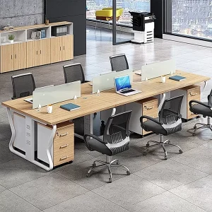 Cụm bàn làm việc 6 người Anh Kiệt AK-CBLV6: Không gian mở, năng suất cao