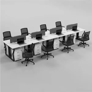 Cụm Bàn Làm Việc 8 Người Anh Kiệt PL08: Không Gian Làm Việc Riêng Tư Chuyên Nghiệp