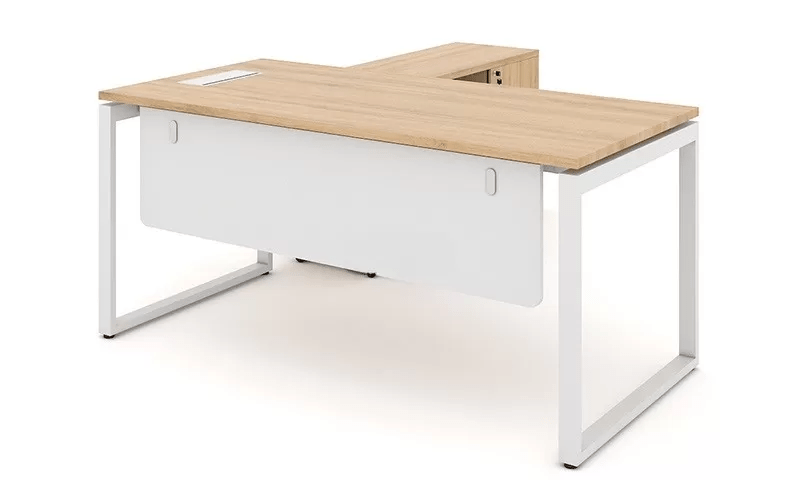 Bàn Giám Đốc Chân Sắt Erid U 1m6 EU16-GD - BLV-GDCS