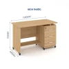 Bàn Làm Việc Tại Nhà Classic 1m2 Anh Kiệt - BLV-TN-CL12HS-9