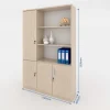 Tủ tài liệu gỗ MDF Classic CL200-08A - THSVP-TLG-MDF2008A