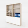 Tủ tài liệu gỗ MDF Classic CL200-13-T Anh Kiệt - THSVP-TLG-MDF