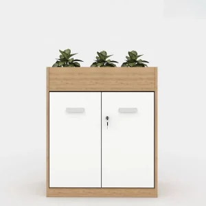 Tủ tài liệu gỗ MDF Classic CL80-04T - THSVP-TLG-MDF-CL8004T