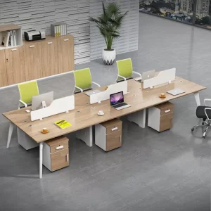 Cụm bàn làm việc 6 người Anh Kiệt AK-CBLV6: Không gian mở, năng suất cao