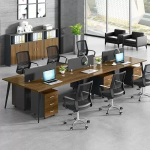 Cụm bàn làm việc 6 người Anh Kiệt AK-CBLV6: Không gian mở, năng suất cao