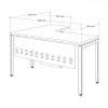 Bàn Làm Việc Tại Nhà Chân Vuông Erid 1m4 - BLV-TN-Erid140