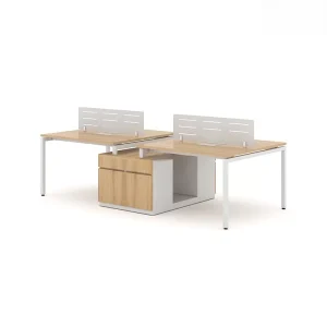 Cụm bàn làm việc 4 người Erid EU2412-TP7-1 - BLV-CBLV4