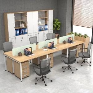 Cụm bàn làm việc 6 người Anh Kiệt AK-CBLV6: Không gian mở, năng suất cao