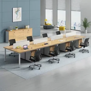 Cụm Bàn Làm Việc 8 Người Anh Kiệt PL08: Không Gian Làm Việc Riêng Tư Chuyên Nghiệp