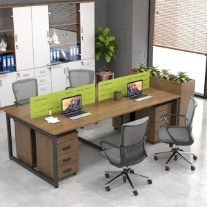 Cụm bàn làm việc 4 người Erid EU2412-TP7-1 - BLV-CBLV4