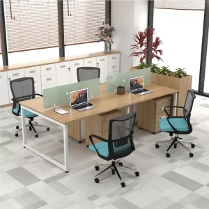 Cụm bàn làm việc 4 người Erid EU2412-TP7-1 - BLV-CBLV4