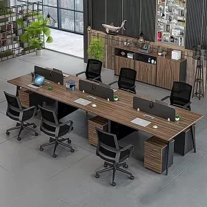 Cụm bàn làm việc 6 người Anh Kiệt AK-CBLV6: Không gian mở, năng suất cao