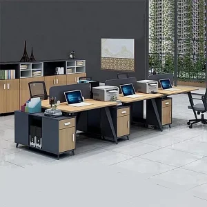 Cụm bàn làm việc 6 người Anh Kiệt AK-CBLV6: Không gian mở, năng suất cao