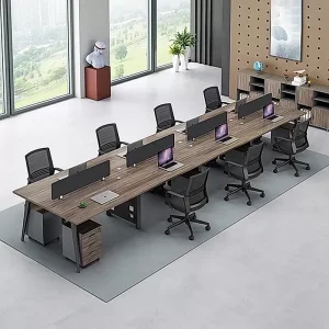 Cụm Bàn Làm Việc 8 Người Anh Kiệt PL08: Không Gian Làm Việc Riêng Tư Chuyên Nghiệp