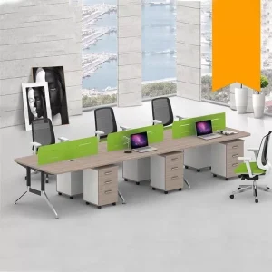 Cụm bàn làm việc 6 người Anh Kiệt AK-CBLV6: Không gian mở, năng suất cao