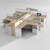 Bàn Làm Việc Cụm 4 Người Anh Kiệt AK-CBLV4KY04 Tạo Không Gian Riêng Tư Chuyên Nghiệp