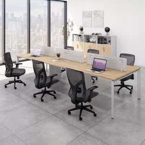 Cụm bàn làm việc 6 người Anh Kiệt AK-CBLV6: Không gian mở, năng suất cao