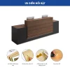 Quầy lễ tân Anh Kiệt - BLV-LT05-D