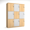 Tủ locker gỗ 9 ô LK09-CN - Bảo quản đồ đạc tiện lợi, tiết kiệm không gian văn phòng
