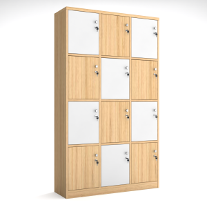 Tủ locker gỗ đa năng Anh Kiệt - TLG-DN-LK12-CL