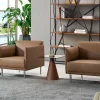 Sofa da cao cấp Anh Kiệt SF229: Linh hồn phòng khách