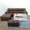 Sofa góc da cao cấp Anh Kiệt - SVP-SGDC07
