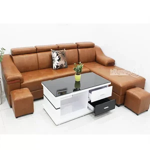 Sofa Góc Da Cao Cấp Anh Kiệt - SVP-SGDC05