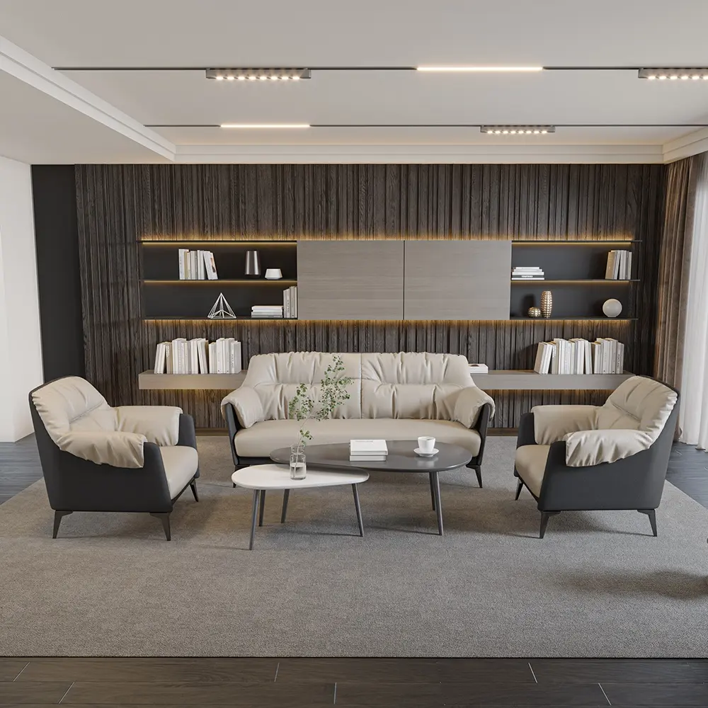 Sofa bộ văn phòng cao cấp Anh Kiệt - SVP-BVPCK