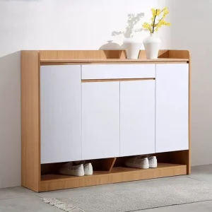 Tủ Locker Gỗ 12 Cánh 3 Khoang Anh Kiệt - Kệ Giày Thông Minh, Thiết Kế Sang Trọng LKG12C3K-T