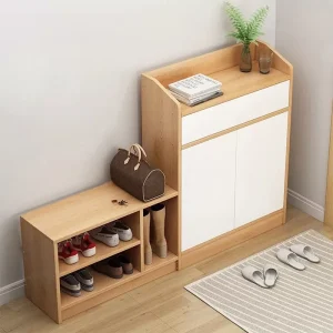 Tủ Locker Gỗ 12 Cánh 3 Khoang Anh Kiệt - Kệ Giày Thông Minh, Thiết Kế Sang Trọng LKG12C3K-T