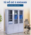 Tủ tài liệu sắt 3 khoang Anh Kiệt TS-TL03