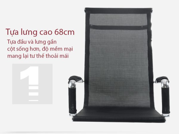 Ghế xoay lưới văn phòng Anh Kiệt AK013