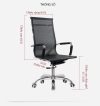 Ghế xoay lưới văn phòng Anh Kiệt AK013