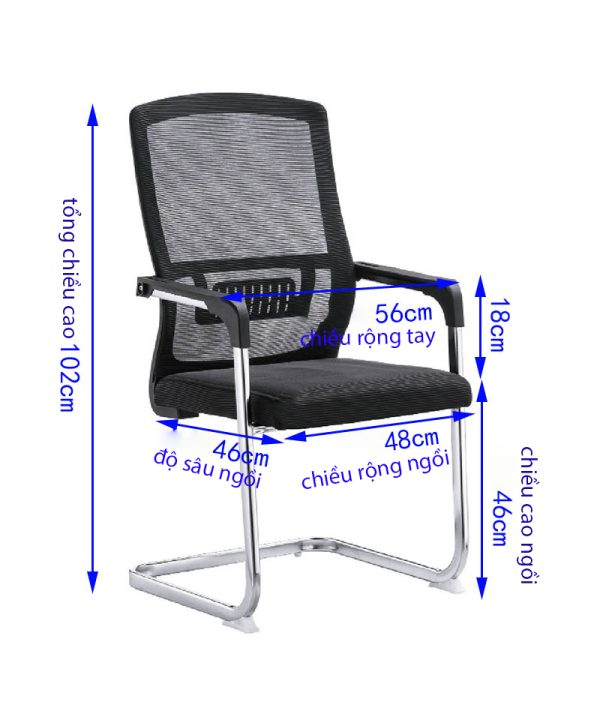 Ghế chân quỳ văn phòng Anh Kiệt AK007