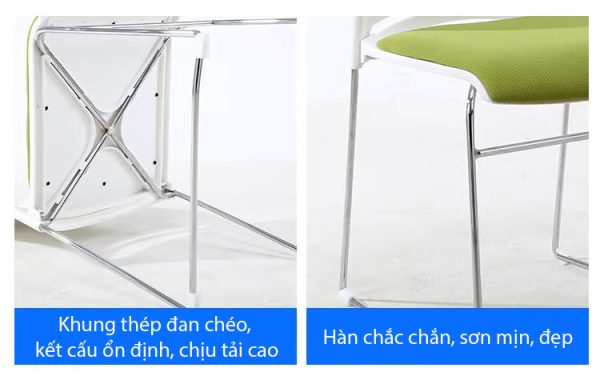 Ghế chân quỳ lưng nhựa Anh Kiệt AK029
