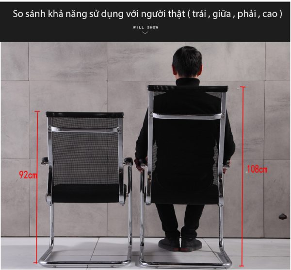 Ghế chân quỳ văn phòng Anh Kiệt AK011