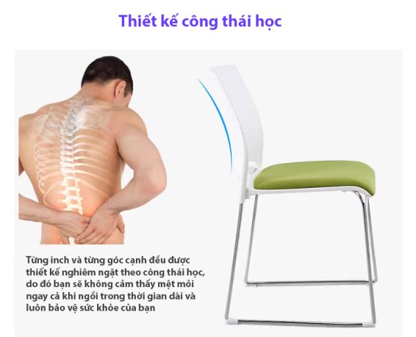 Ghế chân quỳ lưng nhựa Anh Kiệt AK029